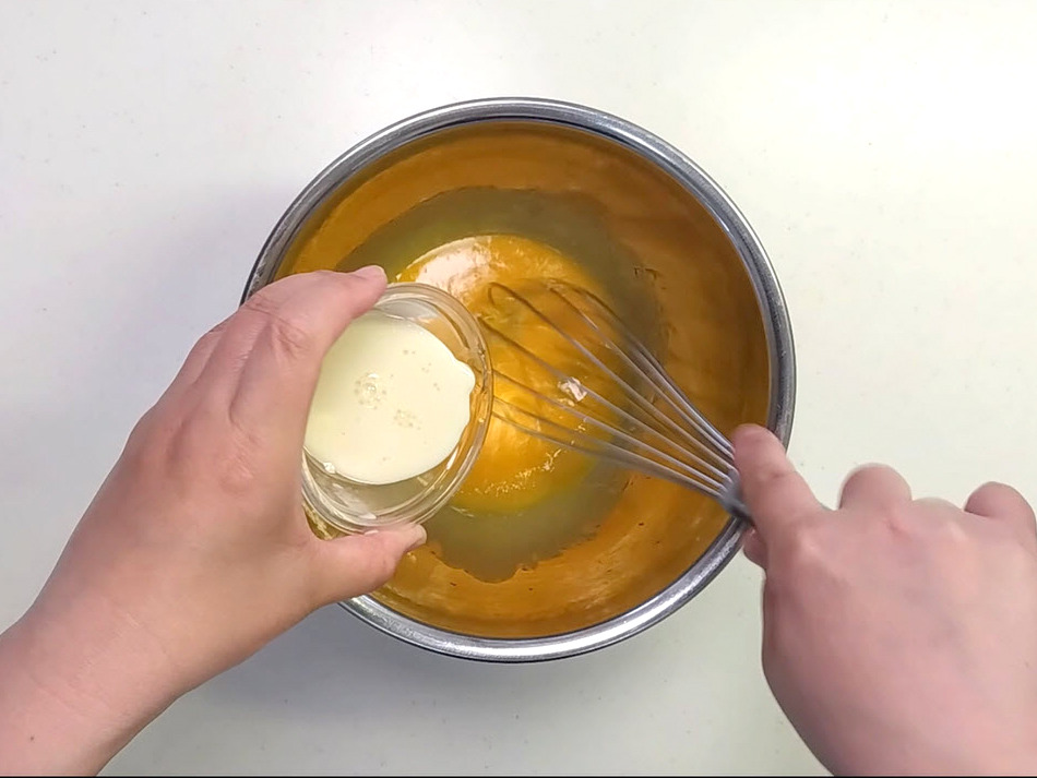画像 大豆粉と豆腐の低糖質シフォンケーキ 手順2