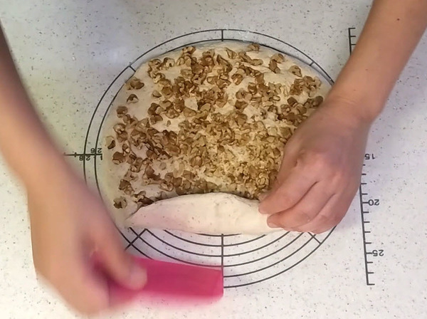 素朴で香ばしい♪全粒粉入りくるみ食パンの作り方の手順5