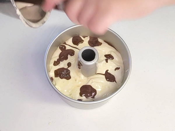 画像 しっとり&ふんわり♪チョコバナナシフォンケーキの作り方の手順7
