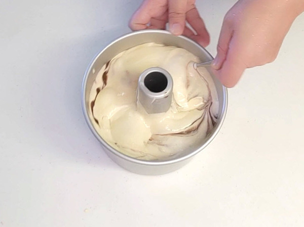 画像 しっとり&ふんわり♪チョコバナナシフォンケーキの作り方の手順8
