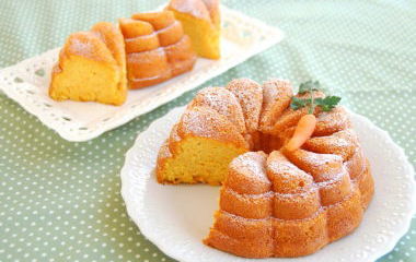 キャロットケーキの完成写真