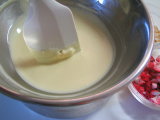 ハートのいちごチョコレートの作り方の手順1
