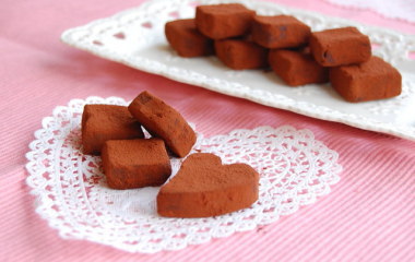 とろける生チョコの完成写真