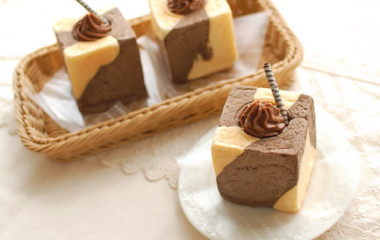 四角いチョココルネの完成写真