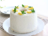 ふわふわっとしてかわいい♪ ココナッツシフォンケーキの作り方の手順9