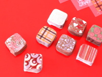 バレンタインに♪ 転写シートのチョコレートボンボンの作り方の手順8