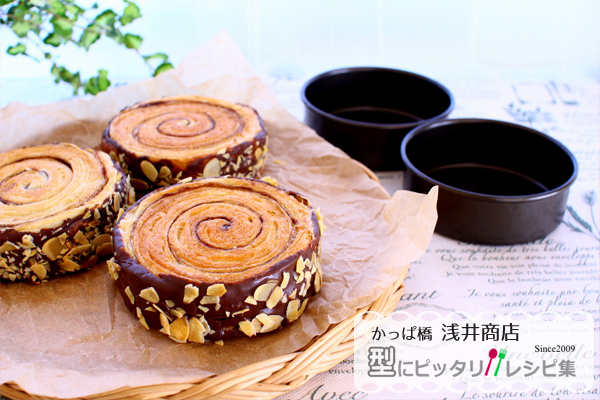 香ばしいバターの香り♪ 切り株デニッシュパンの完成写真