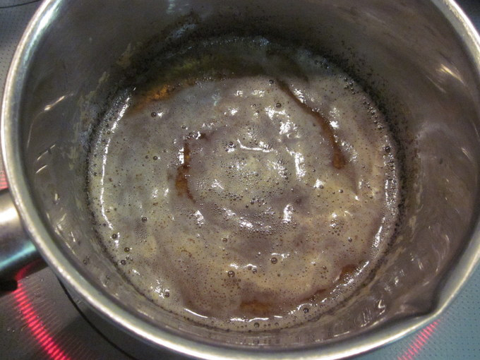 ビターな香りで大人風味♪ カフェチョコフィナンシェの作り方の手順1