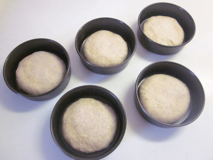 手作りハンバーガーに♪ ＮＥＷバンズ型で全粒粉バンズの作り方の手順7