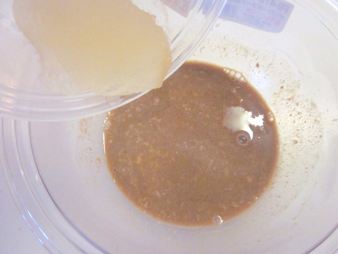 黒みつときなこを添えて♪ ガラスデザート瓶で豆乳黒糖プリンの作り方の手順2