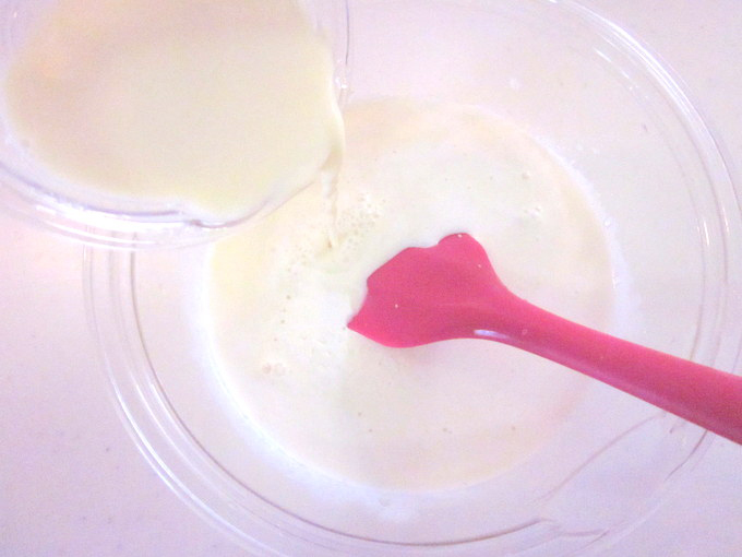 黒みつときなこを添えて♪ ガラスデザート瓶で豆乳黒糖プリンの作り方の手順5