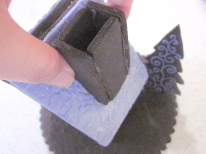 お菓子のお化け屋敷♪ ハロウィンホラーハウスの作り方の手順30