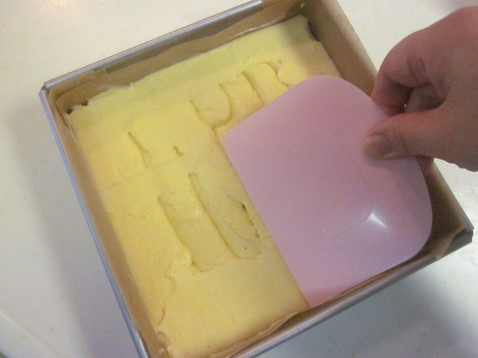 ケーキとクッキーの２層仕上げ♪ アーモンドフロランタンケーキの作り方の手順4