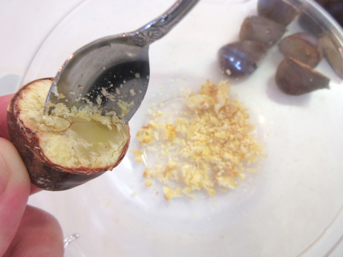 秋のおもてなしに♪ 栗茶巾の作り方の手順1