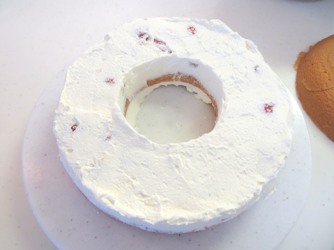 天使のリング型♪ エンゼルショートケーキの作り方の手順11