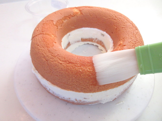 天使のリング型♪ エンゼルショートケーキの作り方の手順12
