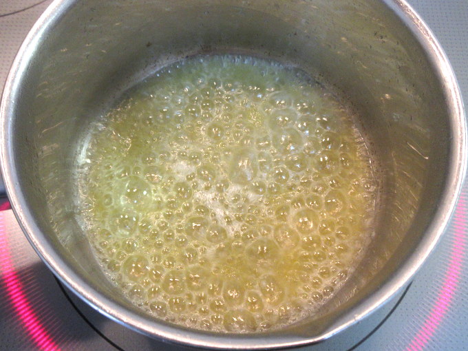 おもてなしに♪ 抹茶とほうじ茶のフィナンシェの作り方の手順1