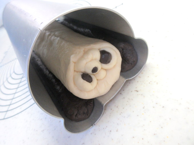キュートな食パン♪ パンダぱんの作り方の手順21