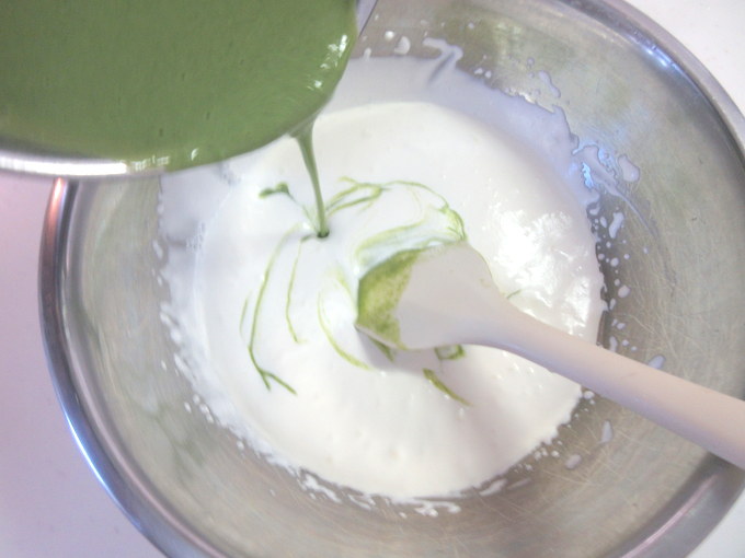口どけなめらか♪ 抹茶のババロアの作り方の手順6