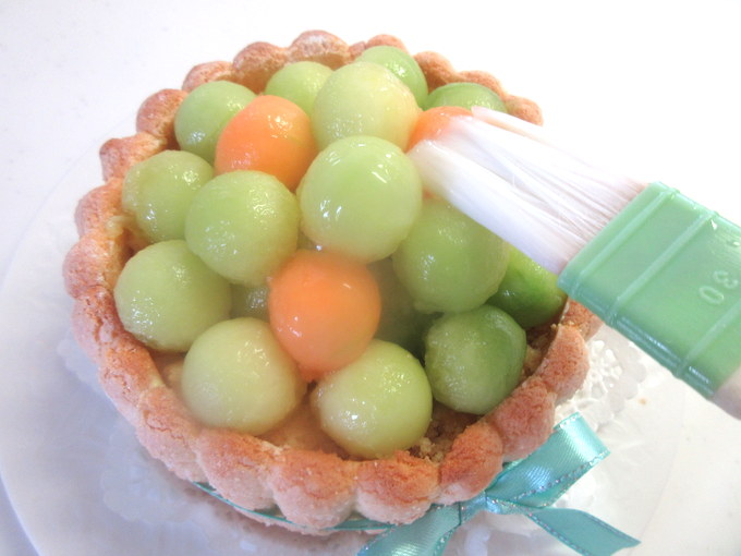 旬の果実を味わう♪ メロンのシャルロットの作り方の手順17