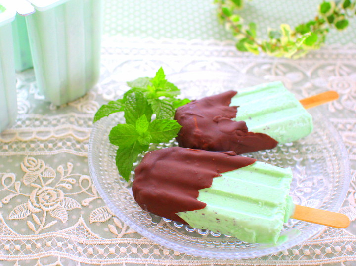 夏の定番♪ チョコミントアイスバーの作り方の手順11