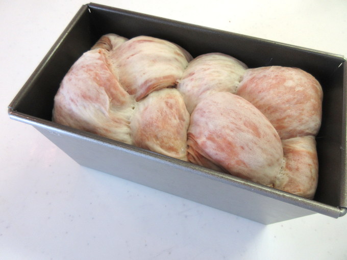 贅沢な甘さ♪ マロンマーブル食パンの作り方の手順14