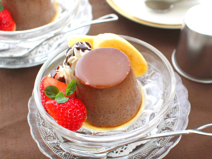 画像 なめらかで濃厚な味わい♪ チョコレートプリンの作り方の手順8