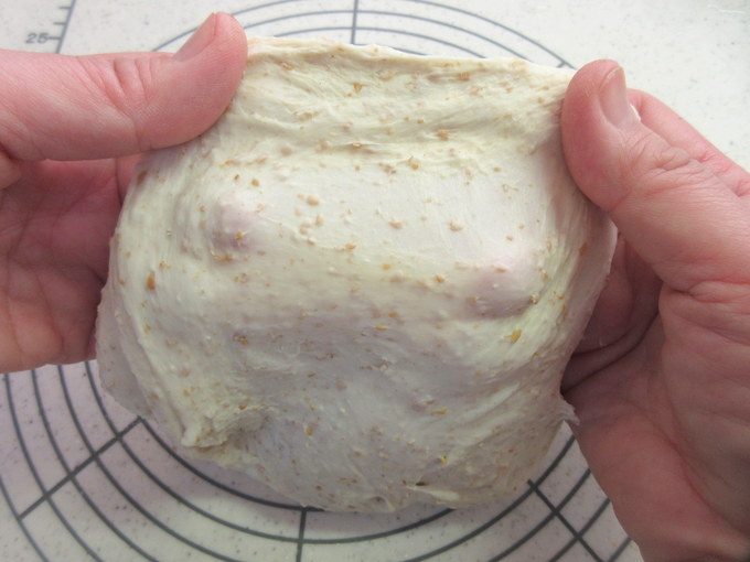 プチプチ香ばしい♪ グラハム食パンの作り方の手順5