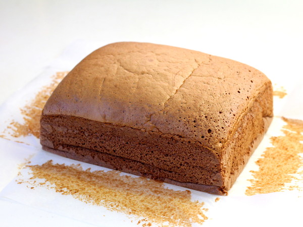 生クリームをサンド♪ ココアの台湾カステラの作り方の手順10