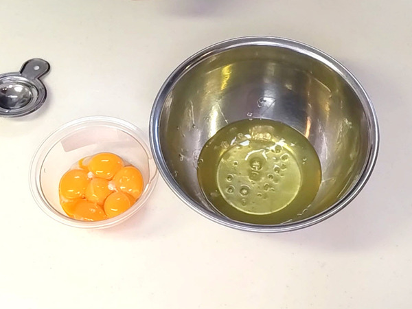 ふわぽわ食感♪ チーズ台湾カステラの作り方の手順2
