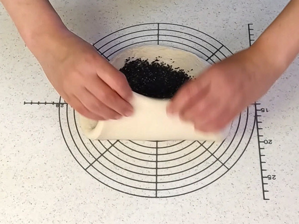 国産小麦で♪ 黒ごまソフトフランスの作り方の手順5
