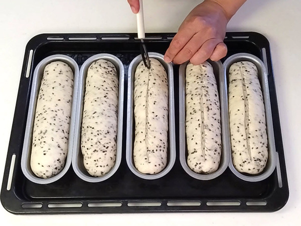 国産小麦で♪ 黒ごまソフトフランスの作り方の手順15