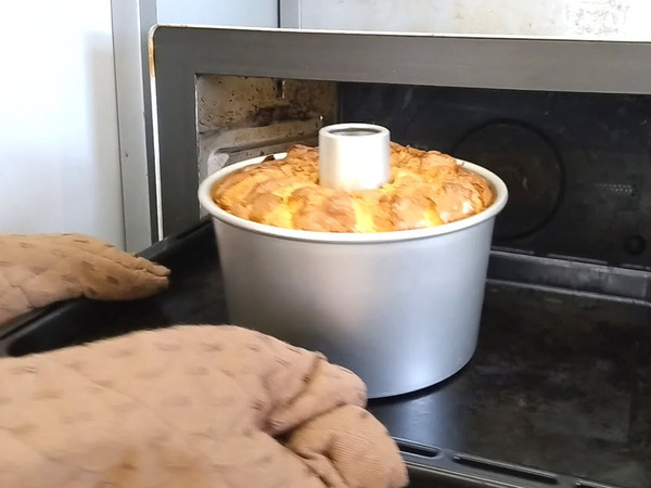 甘くない♪ お食事用 塩シフォンケーキの作り方の手順7