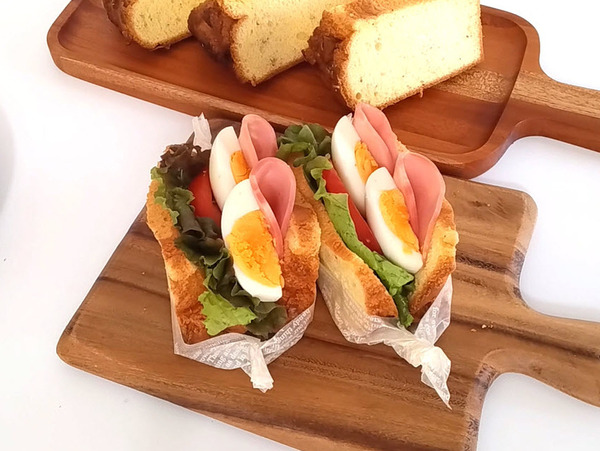甘くない♪ お食事用 塩シフォンケーキの作り方の手順10