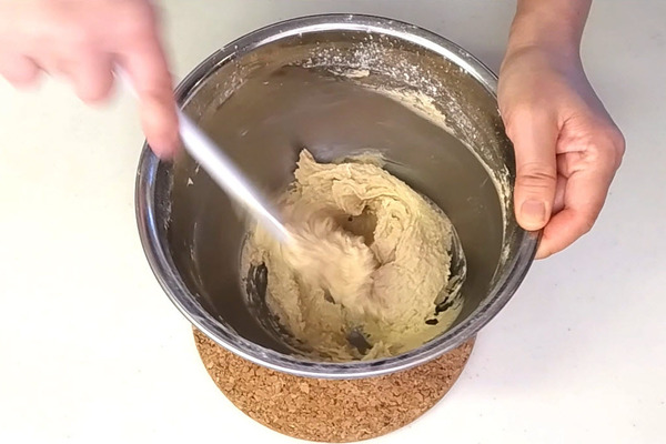 エンゼルケーキ型で焼く♪ シュトーレン風フルーツケーキの作り方の手順3