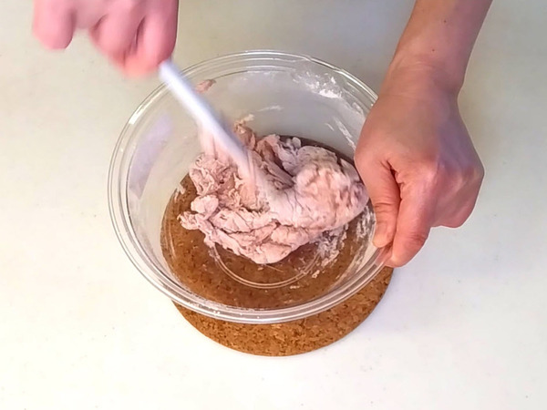 バンズ型で焼く♪ 桜あんぱんの作り方の手順1