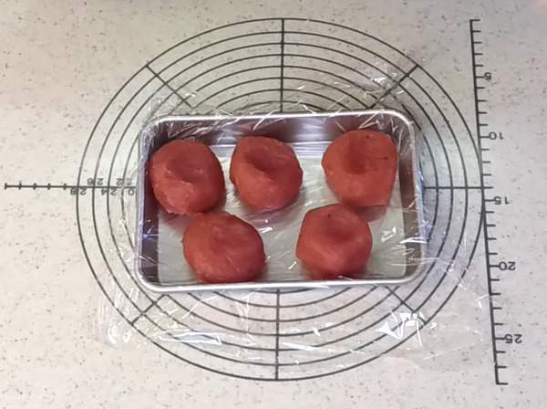 バンズ型で焼く♪ 桜あんぱんの作り方の手順6