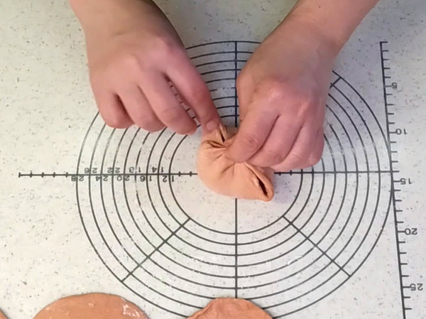 バンズ型で焼く♪ 桜あんぱんの作り方の手順12