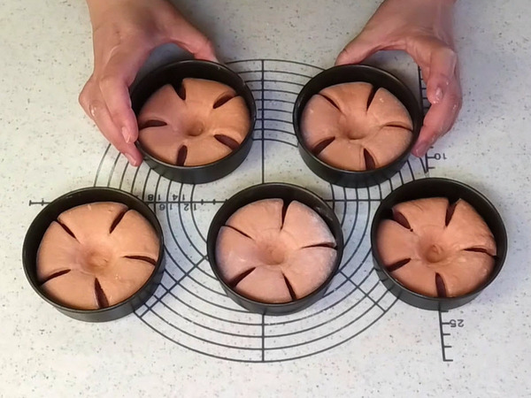 バンズ型で焼く♪ 桜あんぱんの作り方の手順15