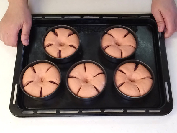バンズ型で焼く♪ 桜あんぱんの作り方の手順16