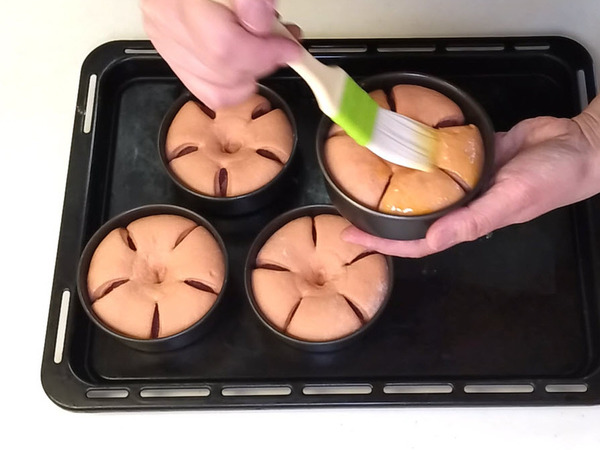 バンズ型で焼く♪ 桜あんぱんの作り方の手順17
