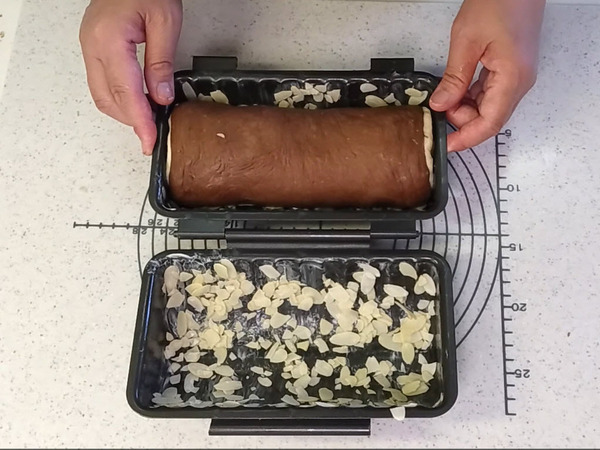 うず巻き模様♪ チョコナッツラウンドブレッドの作り方の手順13