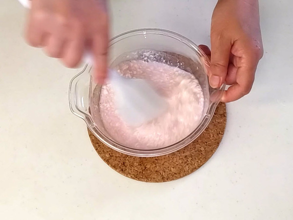 レンジで作る♪ クリームあんみつの作り方の手順4