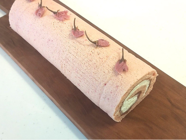 ふんわり春香る♪ 桜のロールケーキの作り方の手順14