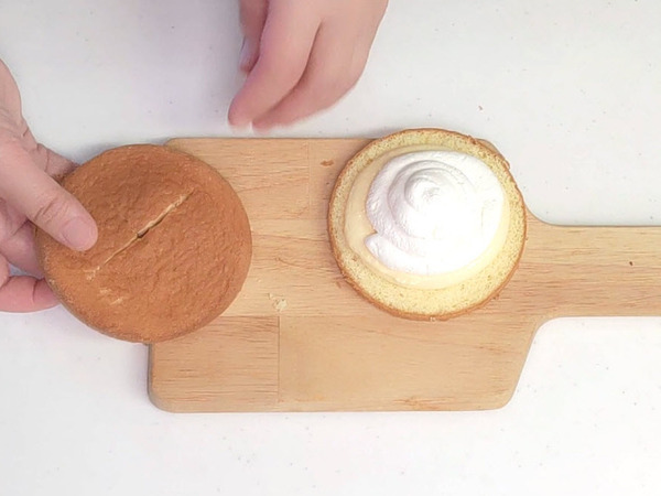 コンビニスイーツ風♪ 生クリーム＆カスタードのサンドの作り方の手順19