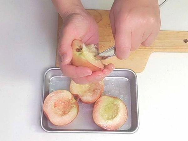 簡単で華やか ♪ 桃のヨーグルトムースの作り方の手順1