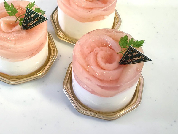 簡単で華やか ♪ 桃のヨーグルトムースの作り方の手順21