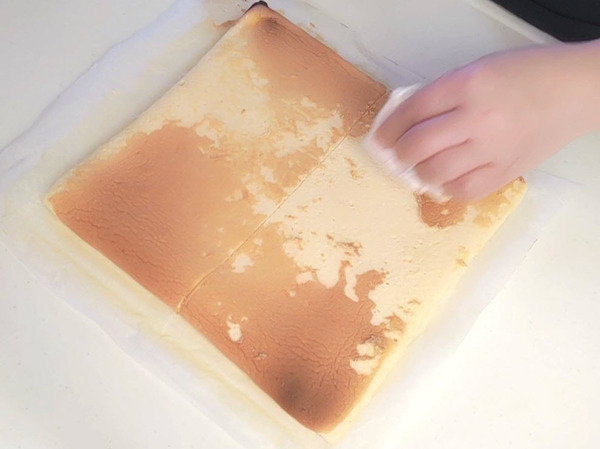 片手で気軽に♪ フルーツサンドケーキの作り方の手順10